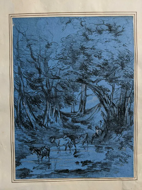 Studies of Landscapes Wall Art by François Thomas-Louis Francia - High-Resolution Digital Print