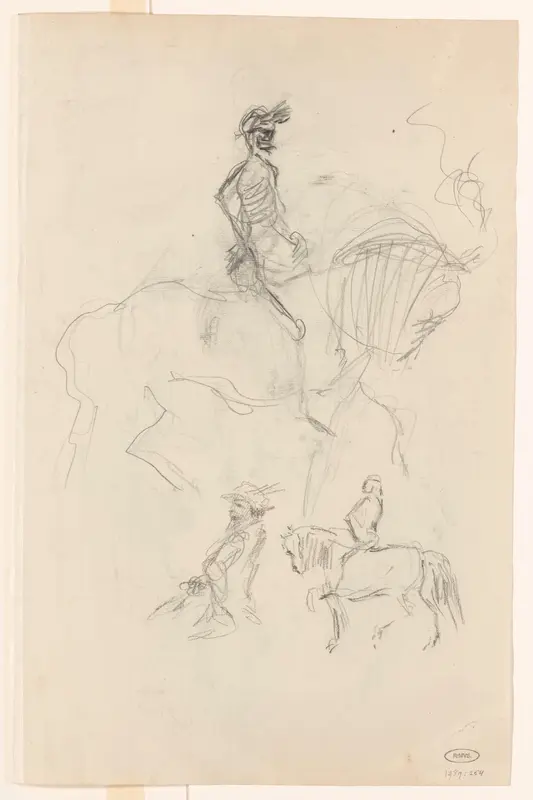 Studies van de Dood te paard Wall Art by Carel Vosmaer - High-Resolution Digital Print