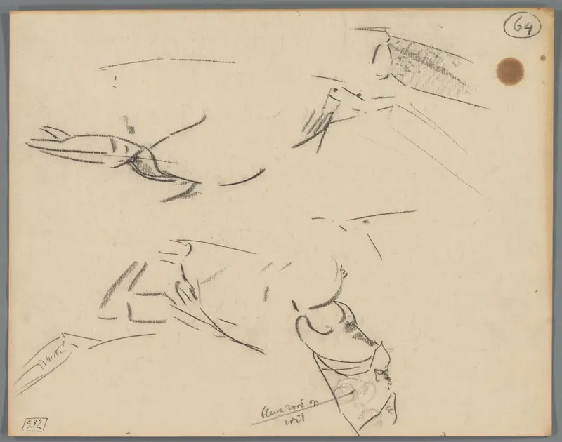 Studies van de scharen van kreeften Wall Art by Gerrit Willem Dijsselhof - High-Resolution Digital Print