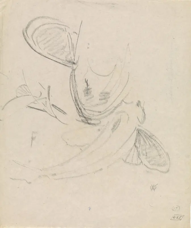 Studies van een poon Wall Art by Gerrit Willem Dijsselhof - High-Resolution Digital Print