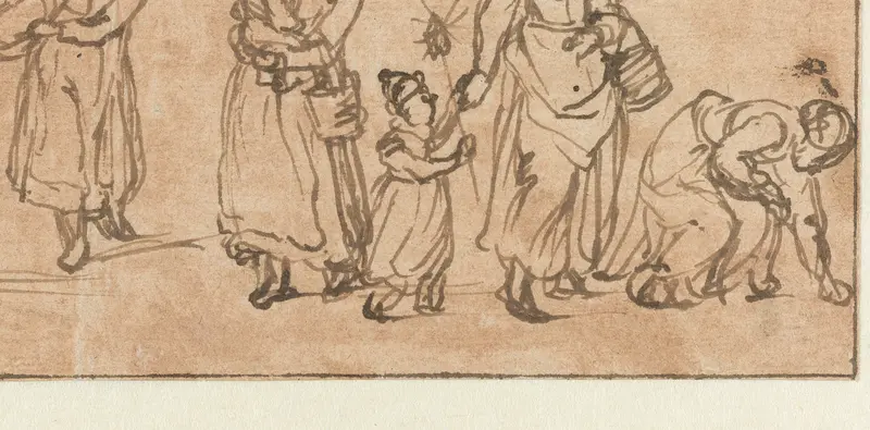Studies van een vrouw met kind Wall Art by Unknown - High-Resolution Digital Print