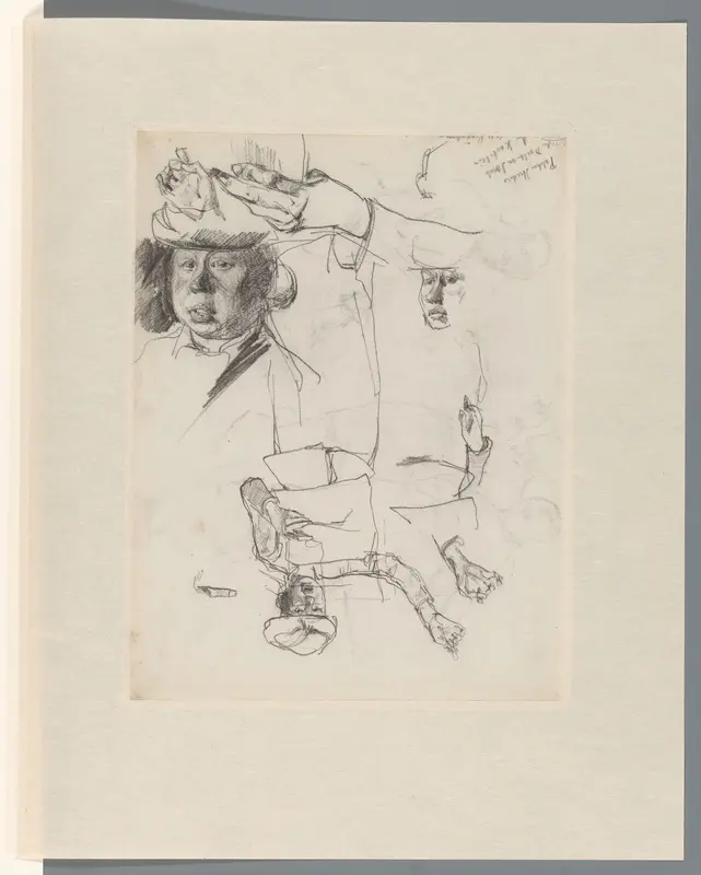Studies van een zingende vrouw Wall Art by George Hendrik Breitner - High-Resolution Digital Print