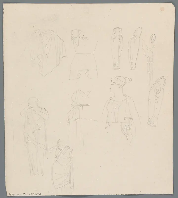 Studies van gewaden Wall Art by Unknown - High-Resolution Digital Print