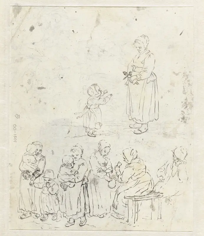 Studies van moeders en kinderen Wall Art by Christina Chalon - High-Resolution Digital Print