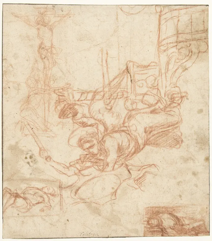Studies voor religieuze schilderijen Wall Art by Mattia Preti - High-Resolution Digital Print