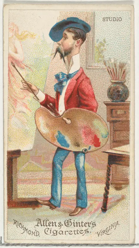 Studio, from World's Dudes series (N31) for Allen & Ginter Cigarettes Wall Art by Allen & Ginter - High-Resolution Digital Print
