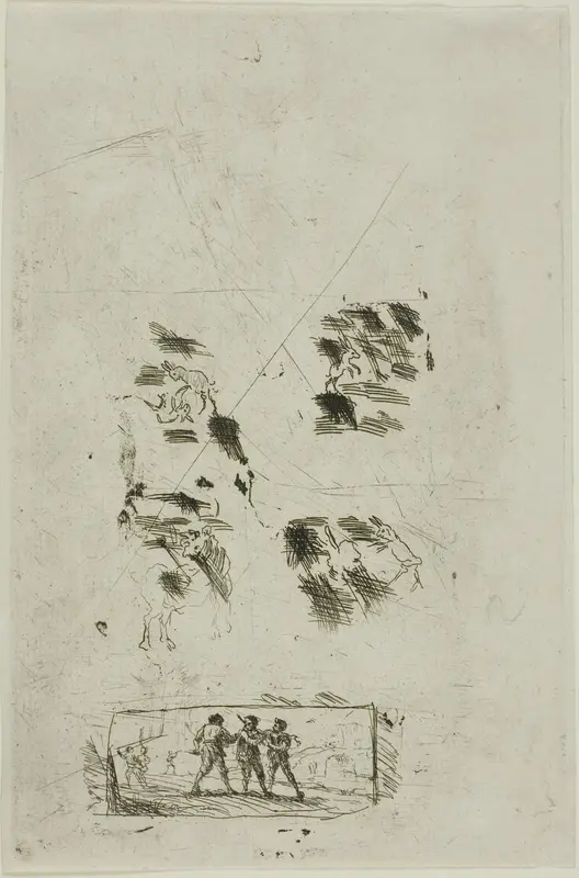 Study for a Scene with Brigands Wall Art by Claude Lorrain - High-Resolution Digital Print