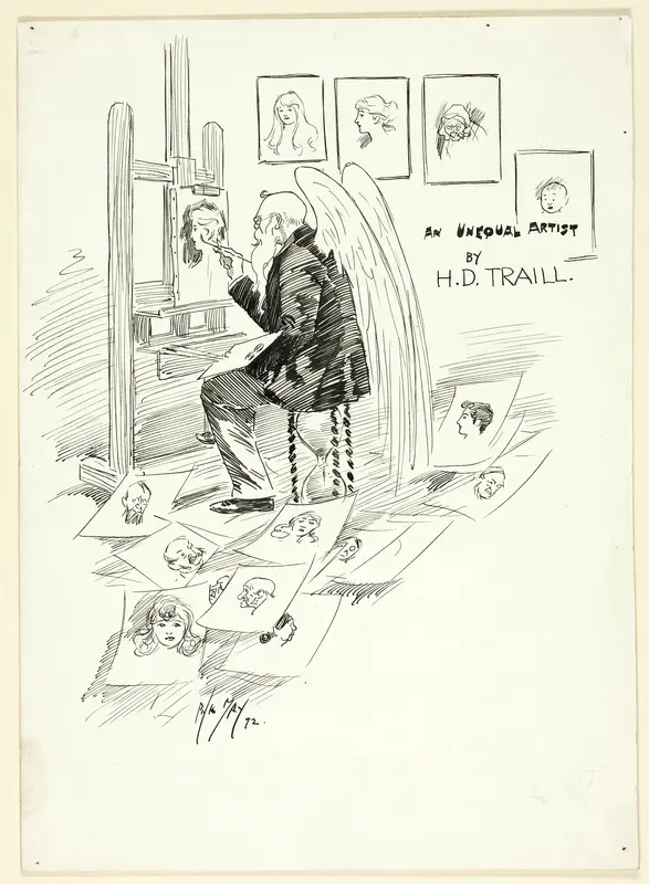 Study for Cover Wall Art by Philip William May - High-Resolution Digital Print