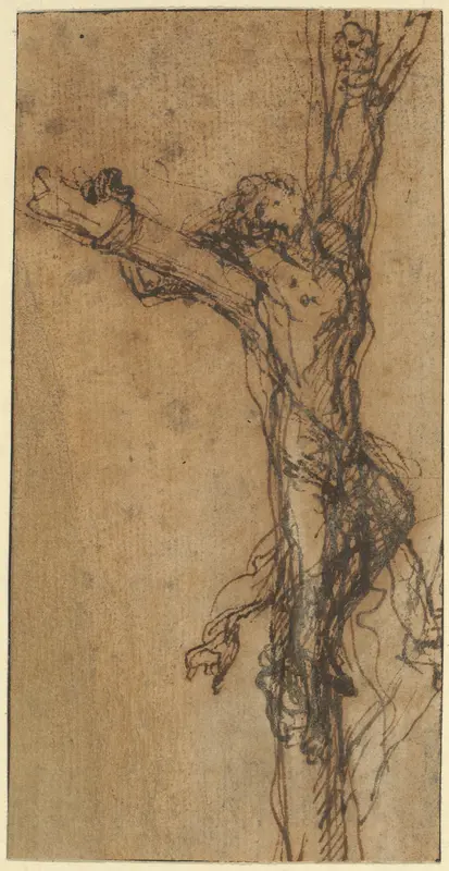 Study for Polycrates’ Crucifixion Wall Art by Salvator Rosa - High-Resolution Digital Print