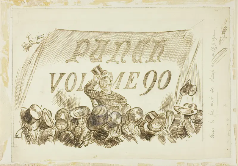 Study for Punch, Volume 90 Wall Art by Charles Samuel Keene - High-Resolution Digital Print
