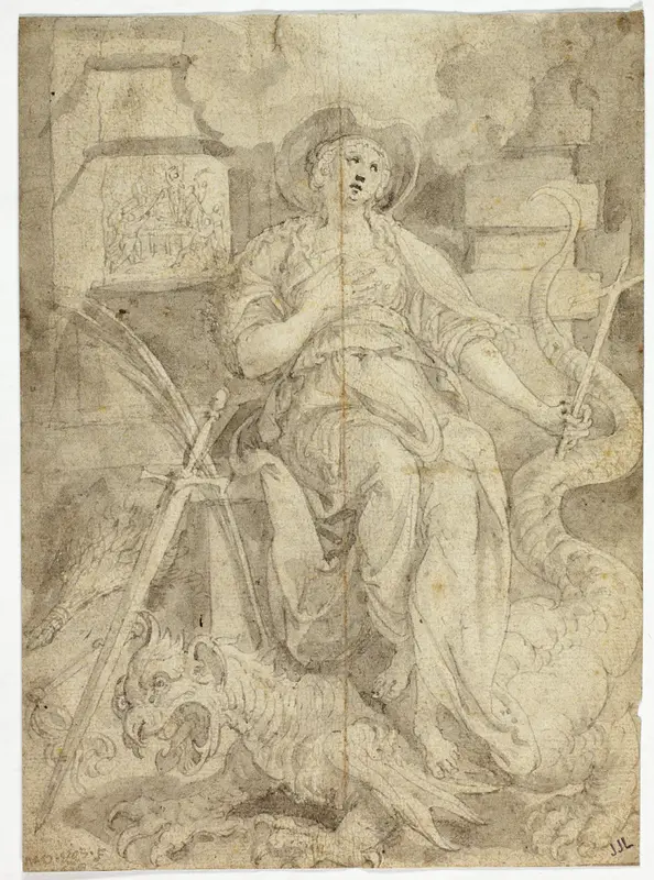 Study for Saint Margaret