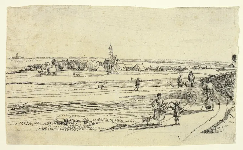 Study for the Engraving Thalkirchen, from series Views of Wall Art by Wilhelm Alexander Wolfgang von Kobell - High-Resolution Digital Print