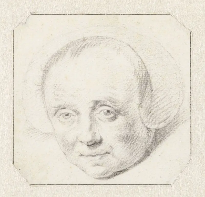 Study of a Head of a Woman Wall Art by anonymous - High-Resolution Digital Print