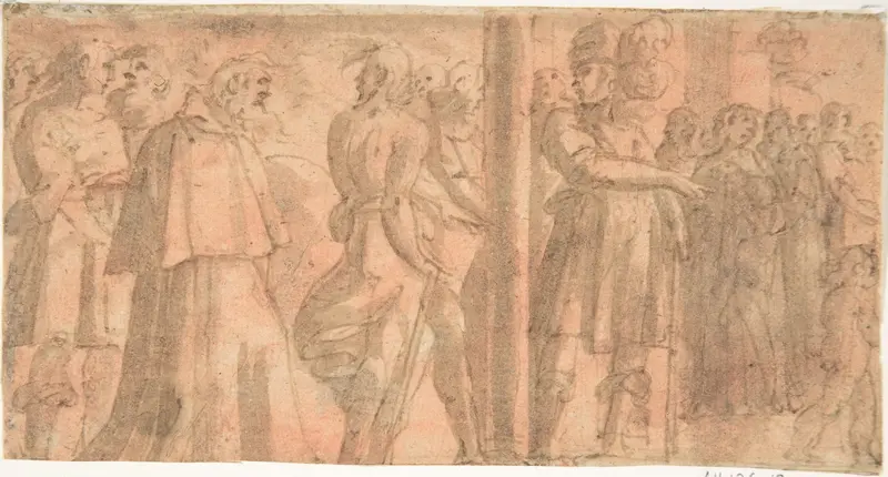 Study of a Scene of Martyrdom Wall Art by Anonymous, Italian, 16th century - High-Resolution Digital Print