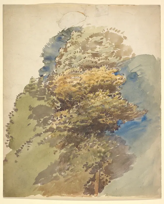 Study of a tree Wall Art by George Richmond - High-Resolution Digital Print