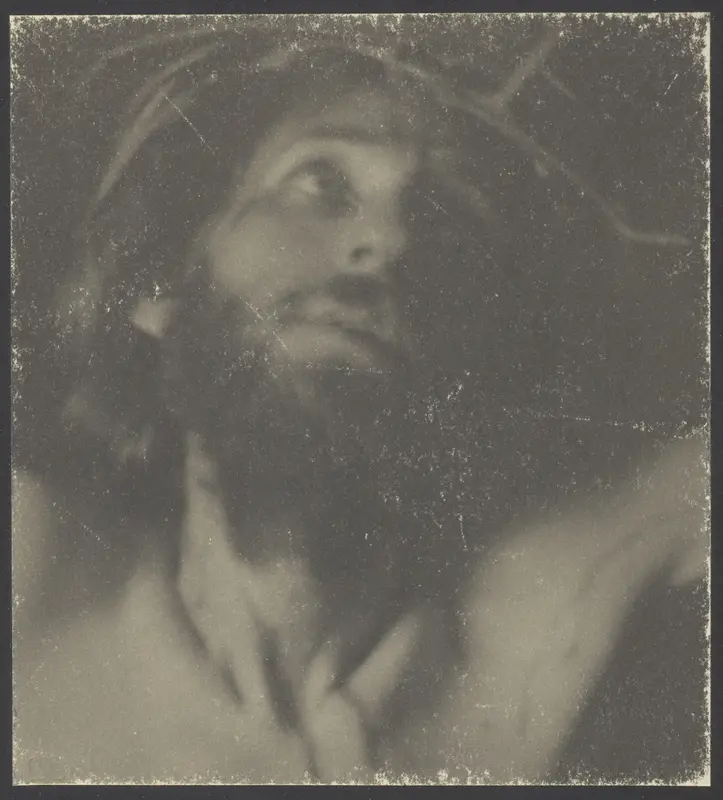 Study of Head of Christ Wall Art by F. Holland Day - High-Resolution Digital Print