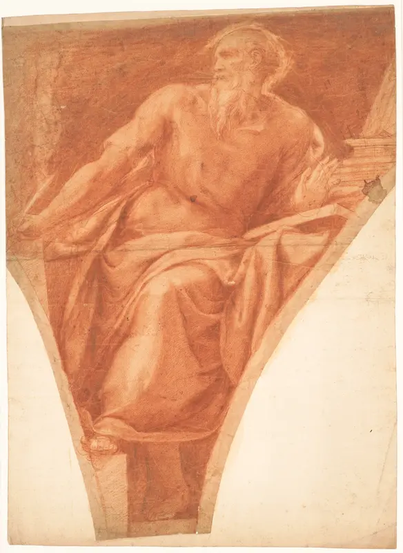 Study of St. Jerome Wall Art by Girolamo Muziano - High-Resolution Digital Print