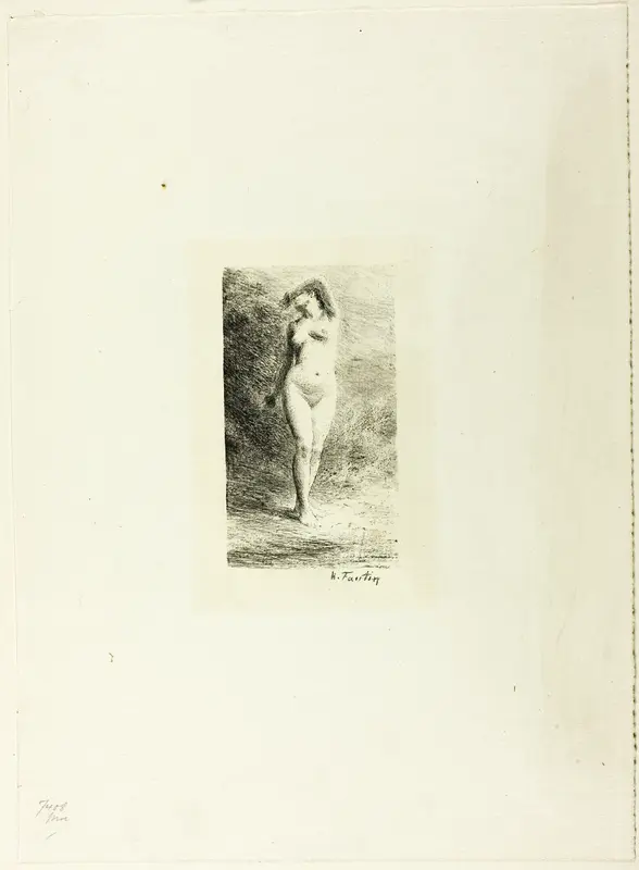 Study of Standing Woman, Seen from Front