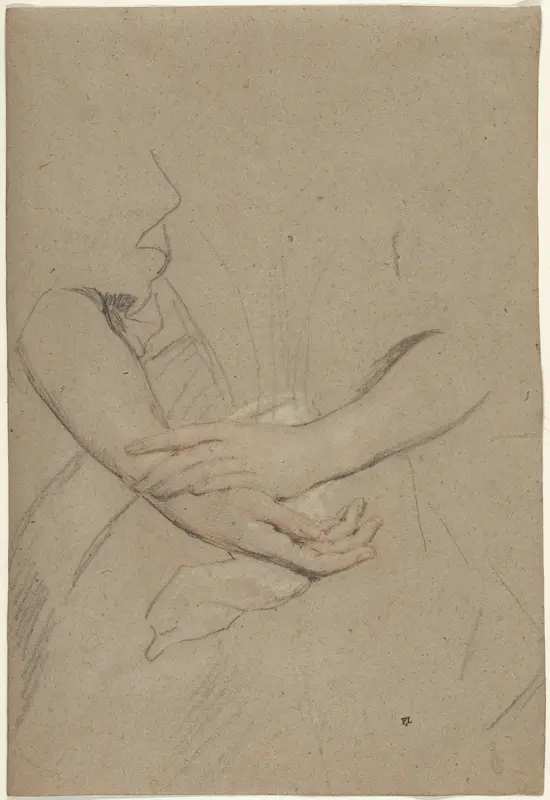 Study of the Forearms and Hands of a Woman Wall Art by Sir Peter Lely (Pieter van der Faes) - High-Resolution Digital Print