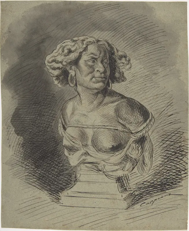 Study related to "Why Born Enslaved!" Wall Art by Jean-Baptiste Carpeaux - High-Resolution Digital Print