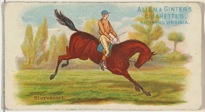 Stuyvesant, from The World's Racers series (N32) for Allen & Ginter Cigarettes Wall Art by Allen & Ginter - High-Resolution Digital Print