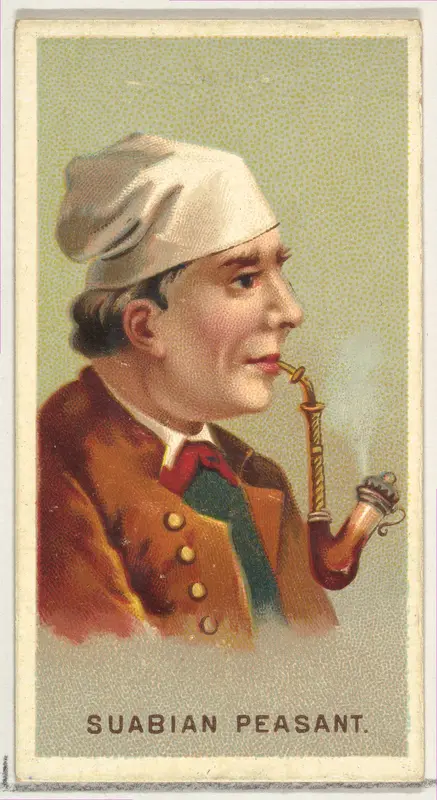 Suabian Peasant, from World's Smokers series (N33) for Allen & Ginter Cigarettes Wall Art by Allen & Ginter - High-Resolution Digital Print