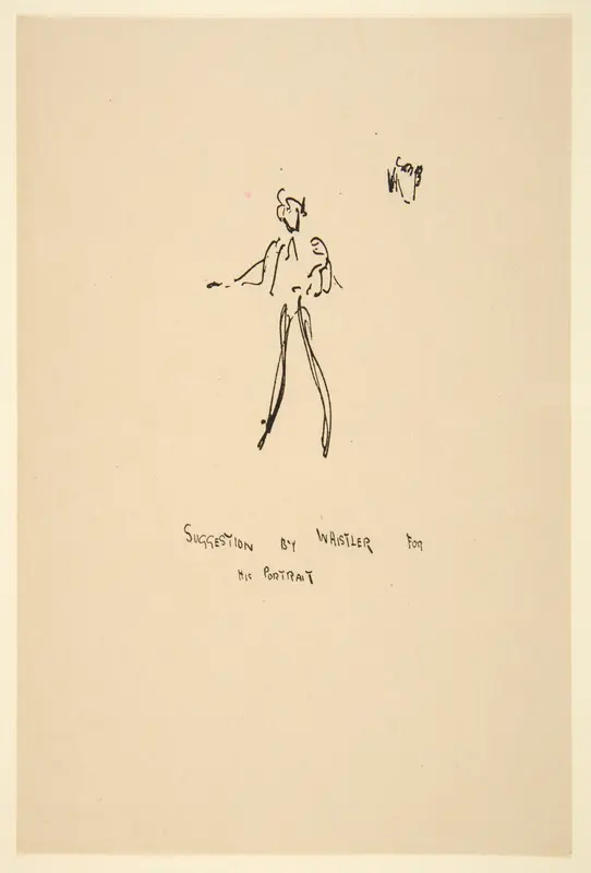 Suggestion by Whistler for his Portrait Wall Art by James McNeill Whistler - High-Resolution Digital Print