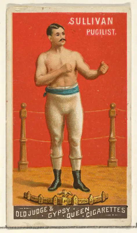 Sullivan, Pugilist, from the Goodwin Champion series for Old Judge and Gypsy Queen Cigarettes Wall Art by Goodwin & Company - High-Resolution Digital Print