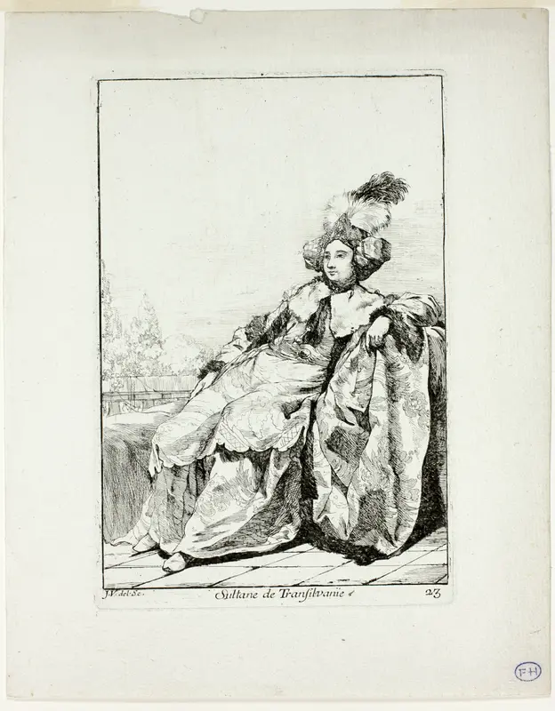 Sultane de Transilvanie, plate 23 from Caravanne du Sultan à la Mecque