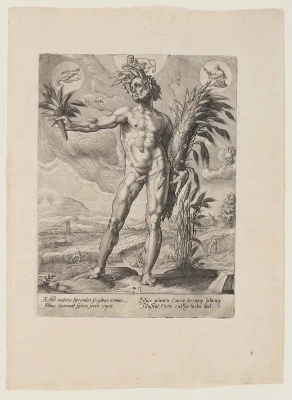 Summer, from The Four Seasons Wall Art by Matthäus Greuter - High-Resolution Digital Print