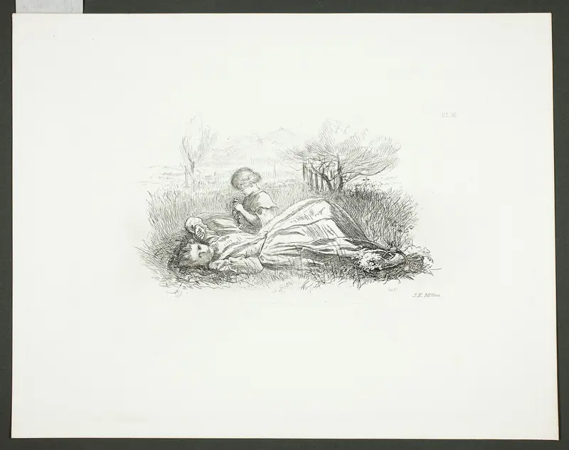 Summer Indolence Wall Art by Sir John Everett Millais - High-Resolution Digital Print