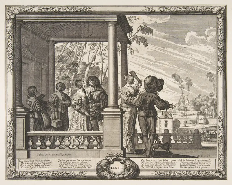 Summer (L'Été), from "The Four Seasons" (Les Quatre Saisons) Wall Art by Abraham Bosse - High-Resolution Digital Print