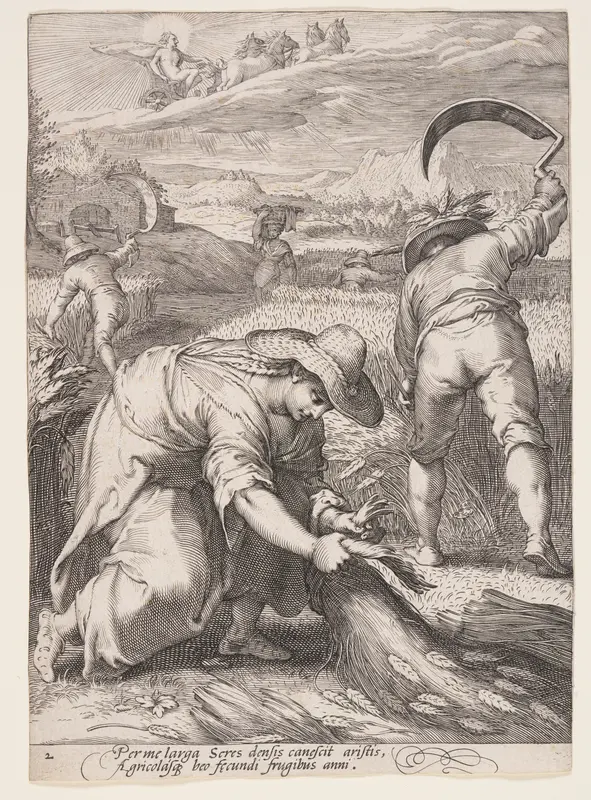Summer (Peasants Harvesting Wheat), from The Four Seasons