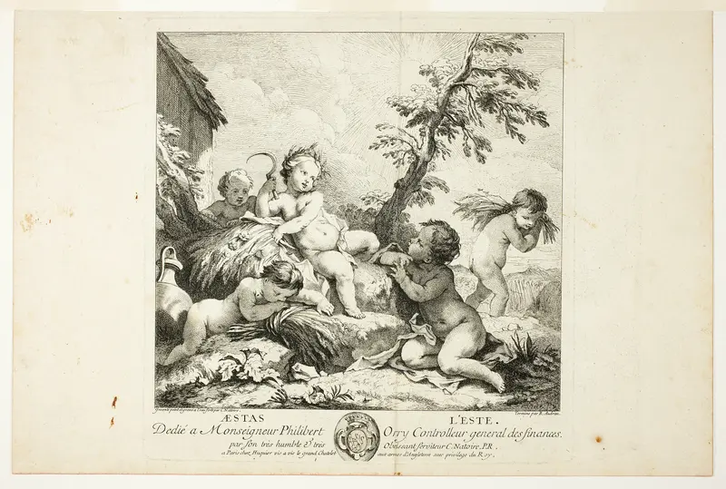 Summer, plate two from Le Quatre Saisons