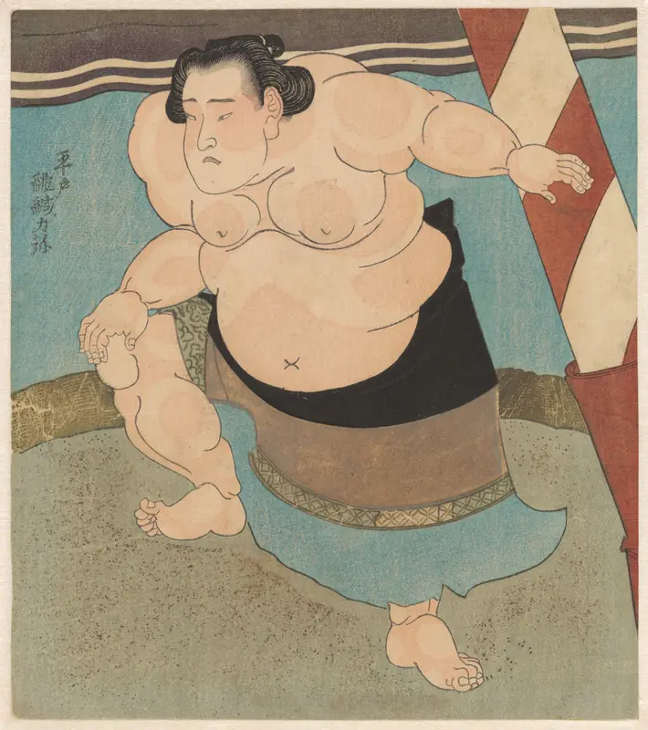 Sumoworstelaar Wall Art by anonymous - High-Resolution Digital Print