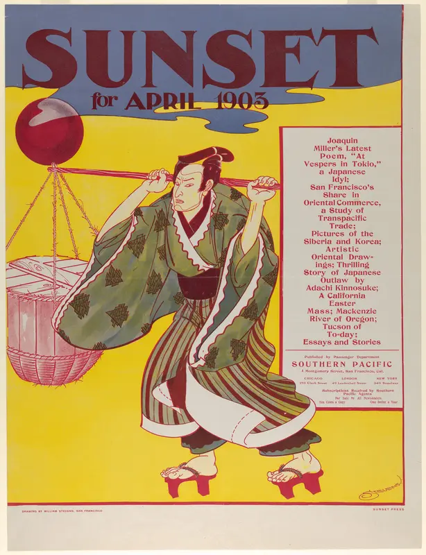 Sunset Magazine, April Wall Art by William Stevens - High-Resolution Digital Print