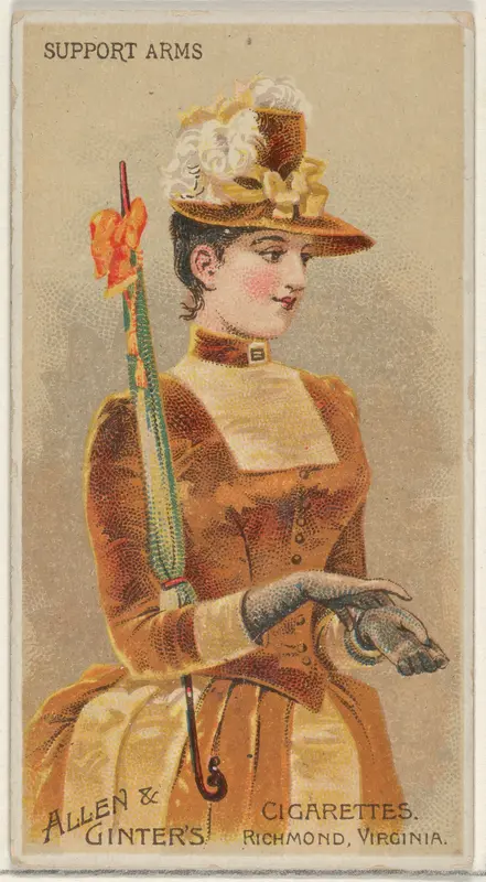 Support Arms, from the Parasol Drills series (N18) for Allen & Ginter Cigarettes Brands Wall Art by Allen & Ginter - High-Resolution Digital Print