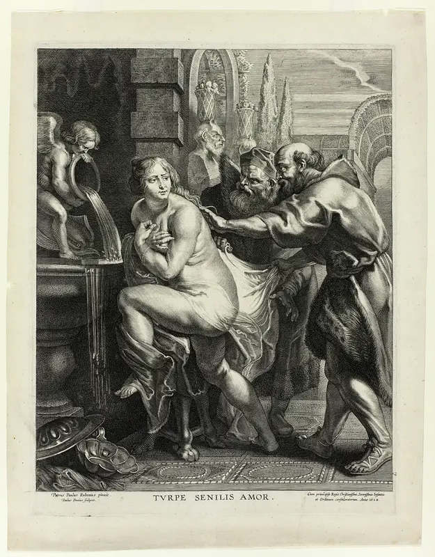 Susanna and the Elders Wall Art by Paul Pontius - High-Resolution Digital Print