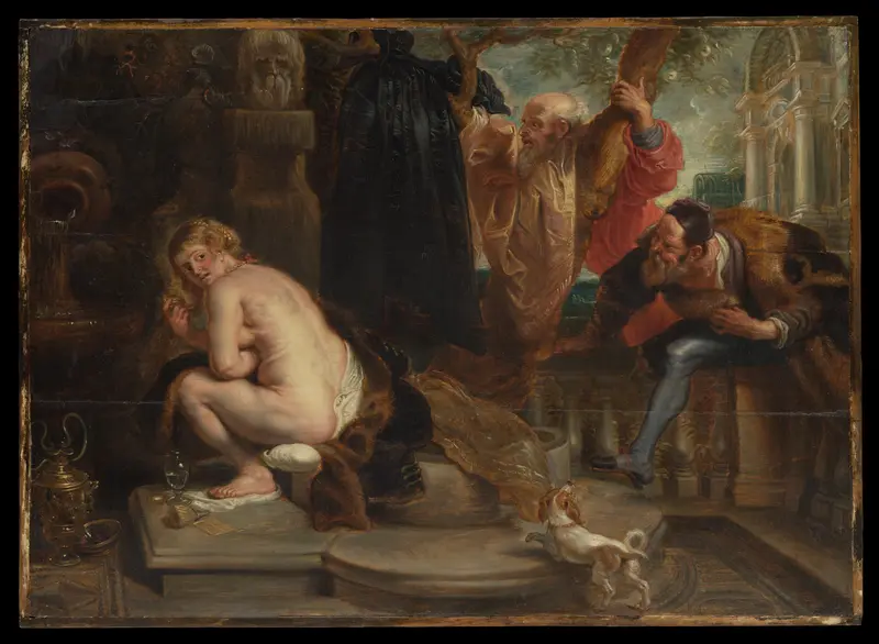 Susanna and the Elders Wall Art by Peter Paul Rubens - High-Resolution Digital Print
