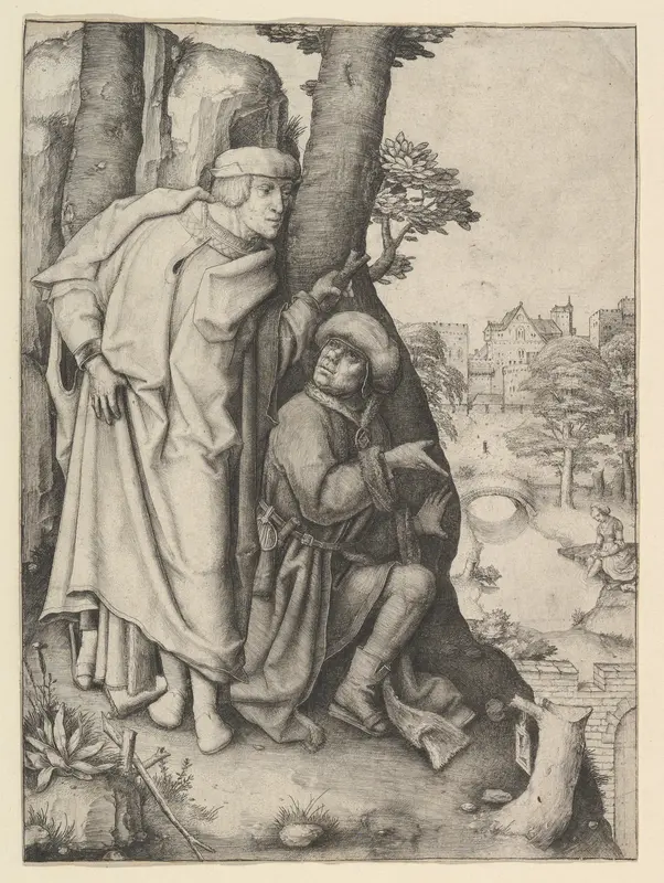 Susanna and the Two Elders Wall Art by Lucas van Leyden - High-Resolution Digital Print