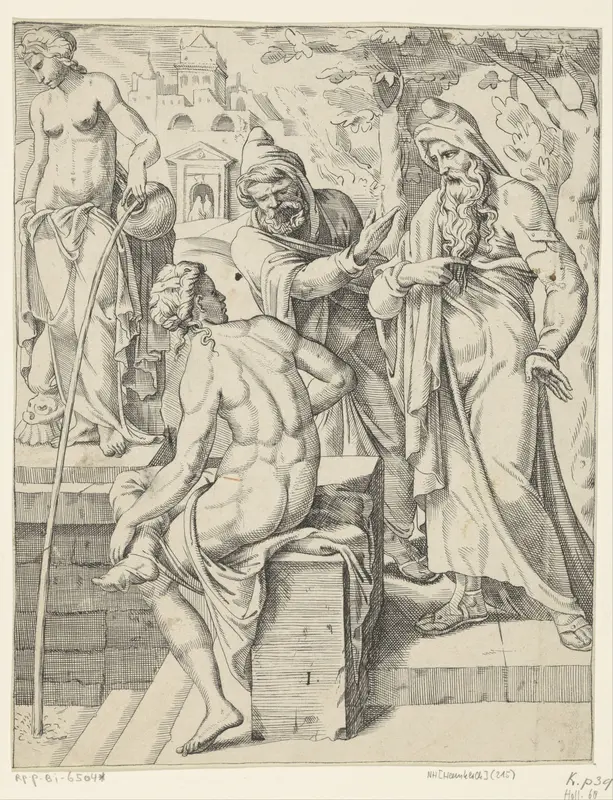 Susanna en de ouderlingen Wall Art by anonymous - High-Resolution Digital Print