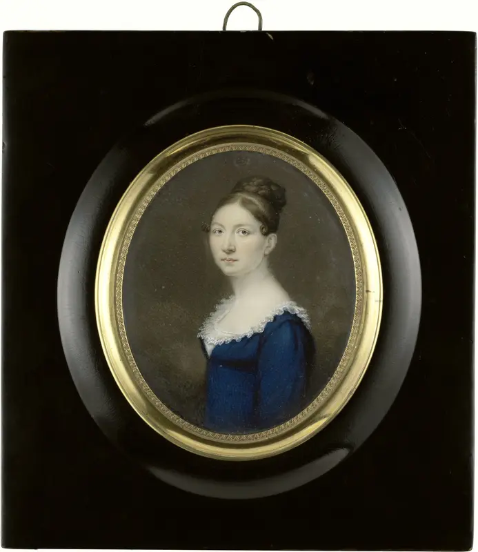 Suzanna de Roth (1789-1822), echtgenote van Jonkheer Isaäc Pierre Graafland (1789-1825), raadsheer in het hooggerechtshof van Suriname Wall Art by anonymous - High-Resolution Digital Print