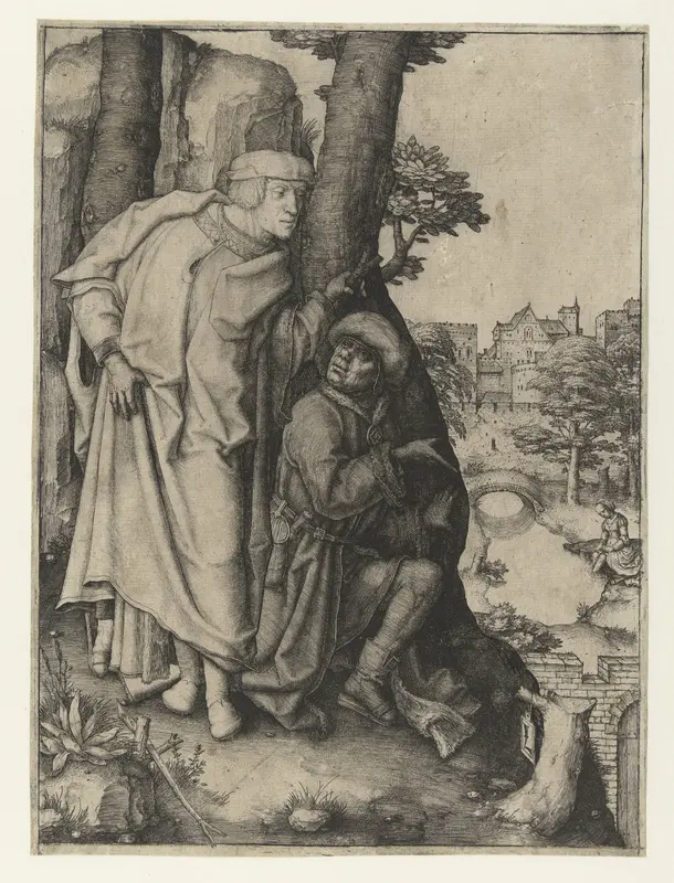 Suzanna en de ouderlingen Wall Art by Lucas van Leyden - High-Resolution Digital Print