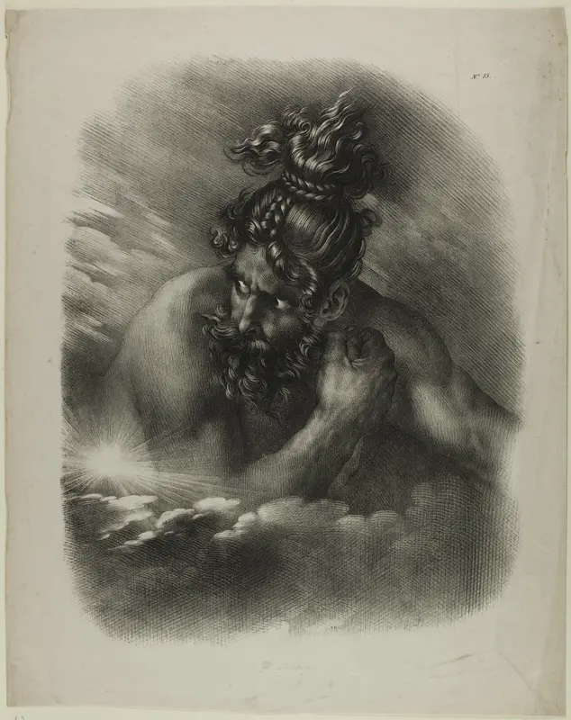 Swaran, after The Apotheosis of French Heroes Who Died for Their Country during the War for Liberty Wall Art by Hyacinthe Louis Aubry-Lecomte - High-Resolution Digital Print