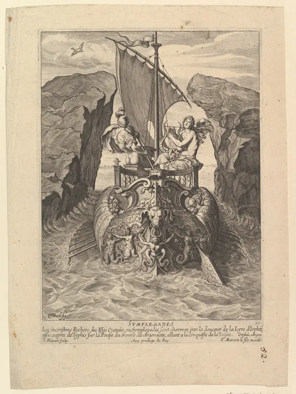 Symplegades Wall Art by Cornelis Bloemaert - High-Resolution Digital Print