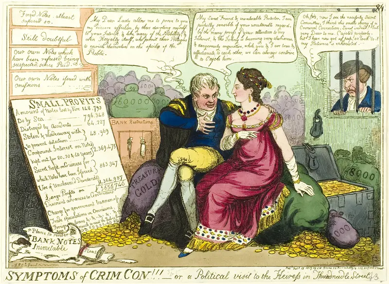Symptoms of Crim. Con!! Wall Art by Isaac Robert Cruikshank - High-Resolution Digital Print