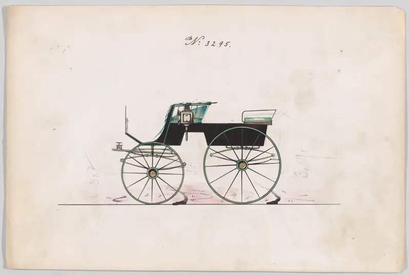 T-Cart Phaeton #3295 Wall Art by Brewster & Co. - High-Resolution Digital Print