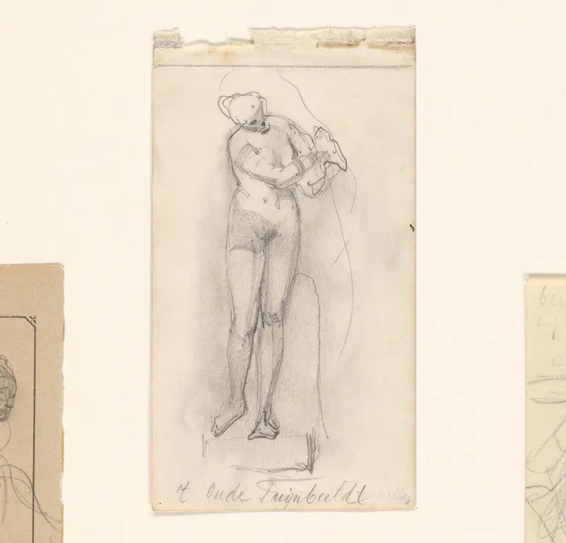 't Oude Tuinbeeld Wall Art by August Allebé - High-Resolution Digital Print