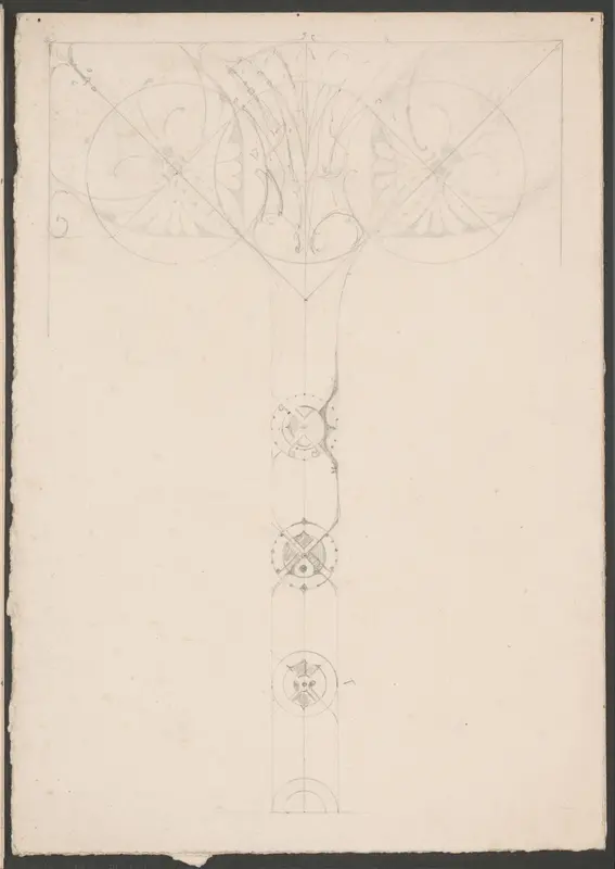 T-vorm met ornamenten Wall Art by Reinier Willem Petrus de Vries (1874-1953) - High-Resolution Digital Print