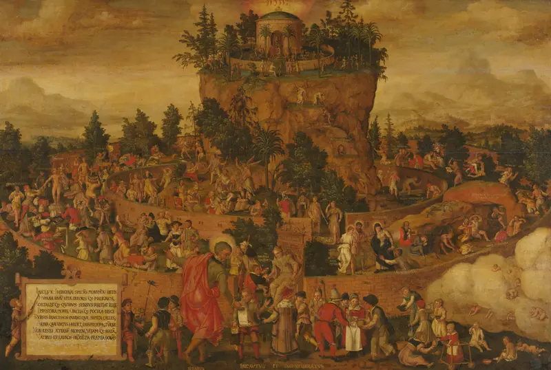 Tabula Cebetis (The Tabula of Cebes or The Journey of Human Life) Wall Art by anonymous - High-Resolution Digital Print